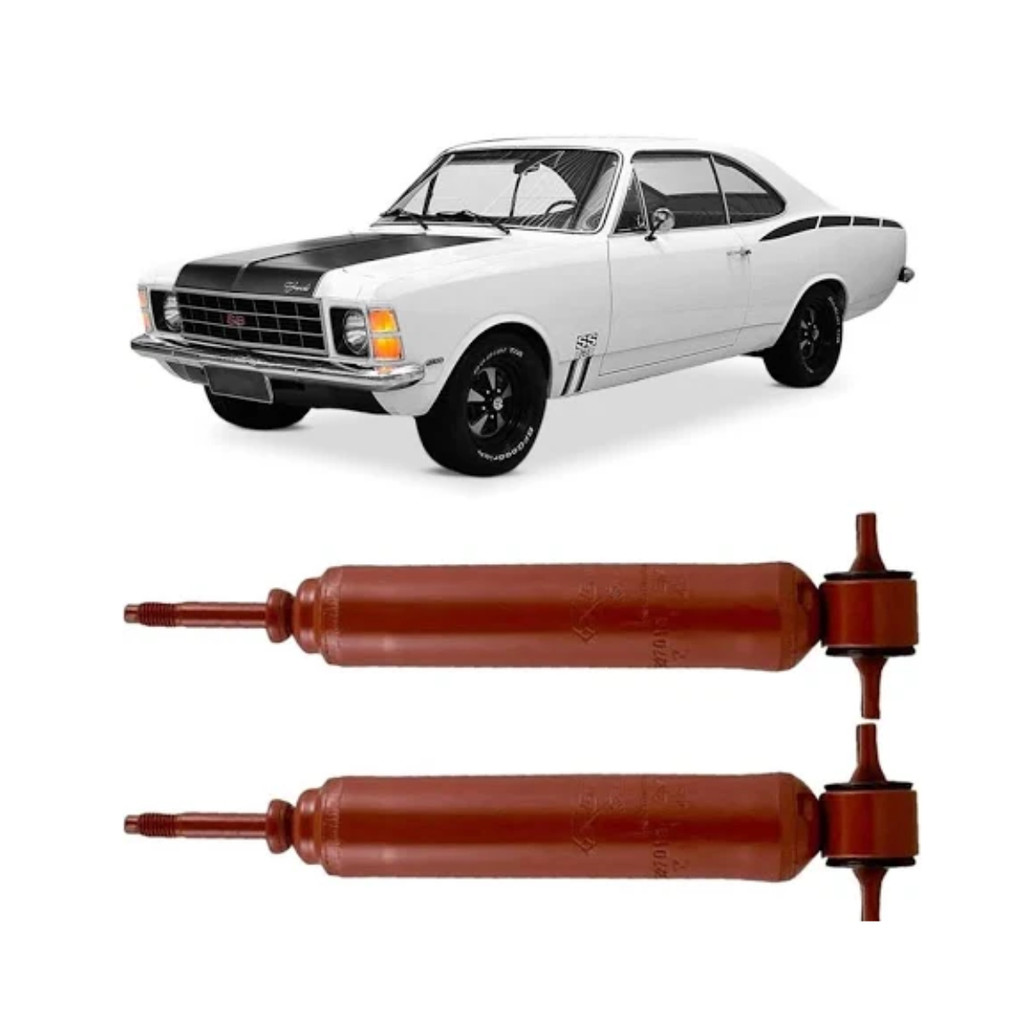 Par de Amortecedores Dianteiros Opala 2/4 Portas-1968 a 1987.