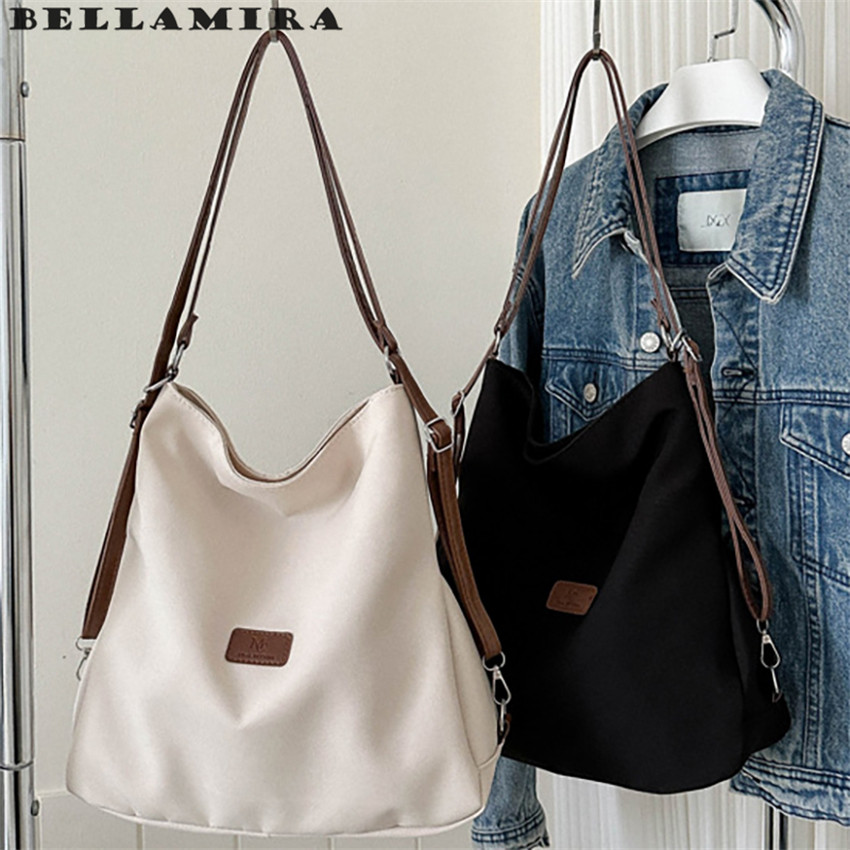 Bolsa Crossbody Repelente À Água Bolsa De Nylon Bolsa De Ombro Versátil Multifuncional Viagem Escolar Resistente em Oferta na Shopee