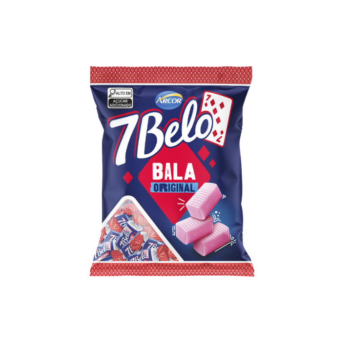 Bala 7 Belo Framboesa Sem Glúten 500 G