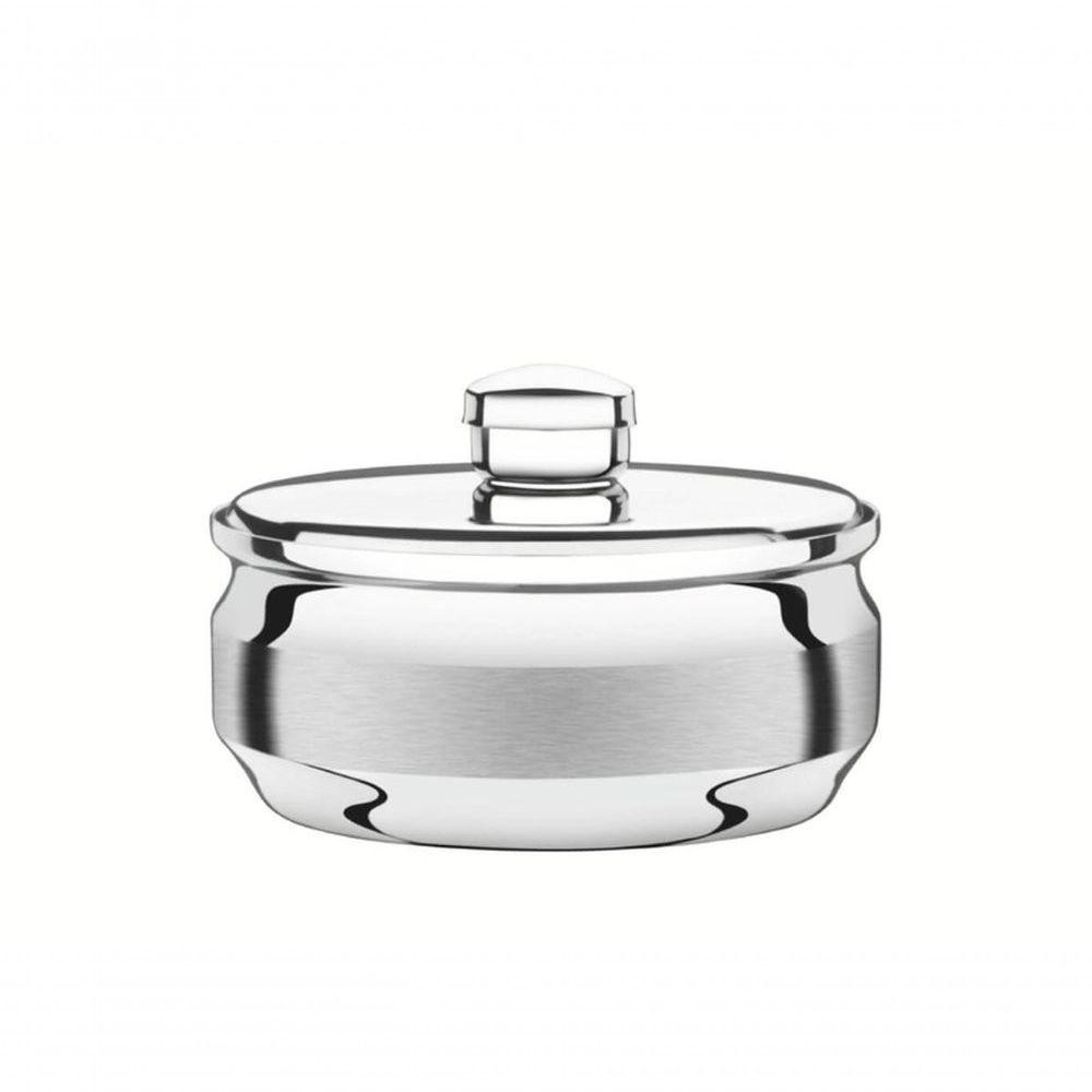 Manteigueira Tramontina Redonda 8,5cm Em Aço Inox Com Tampa em Oferta na Shopee