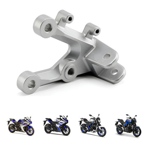 Suporte de Pedaleira Apoio Bacalhau Dianteiro p/ Yamaha Yzf R3 Mt03 2016 a 2025 Lado Esquerdo