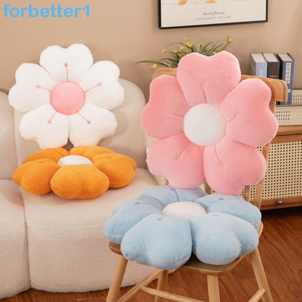 Travesseiro De Flor De Cerejeira FORBETTER , Almofada De Cadeira Em Formato Pelúcia Macia E Espessada Para Decoração De em Oferta na Shopee