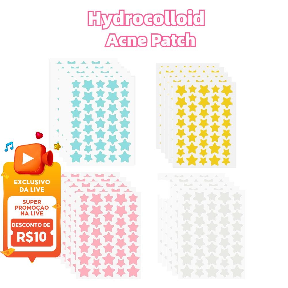 40pcs Adesivos Para Acne, Patch Hidrocoloidal Para Cobrir Espinhas E Imperfeições, Cuidados Com A Pele