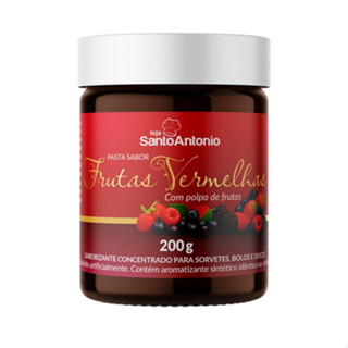 Pasta Saborizante de Frutas Vermelhas 200g LOJA SANTO ANTONIO em Oferta na Shopee