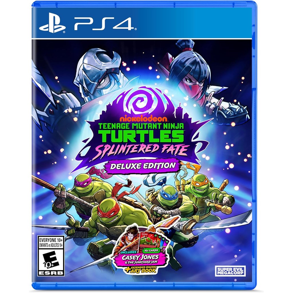 Teenage Mutant Ninja Turtle Splintered Fate Deluxe Edition PS4 Midia Fisica