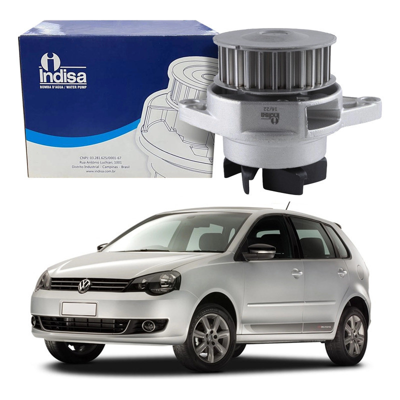 Bomba Dagua Indisa Polo 1.6 8v Ea111 2012 A 2014 em Oferta na Shopee