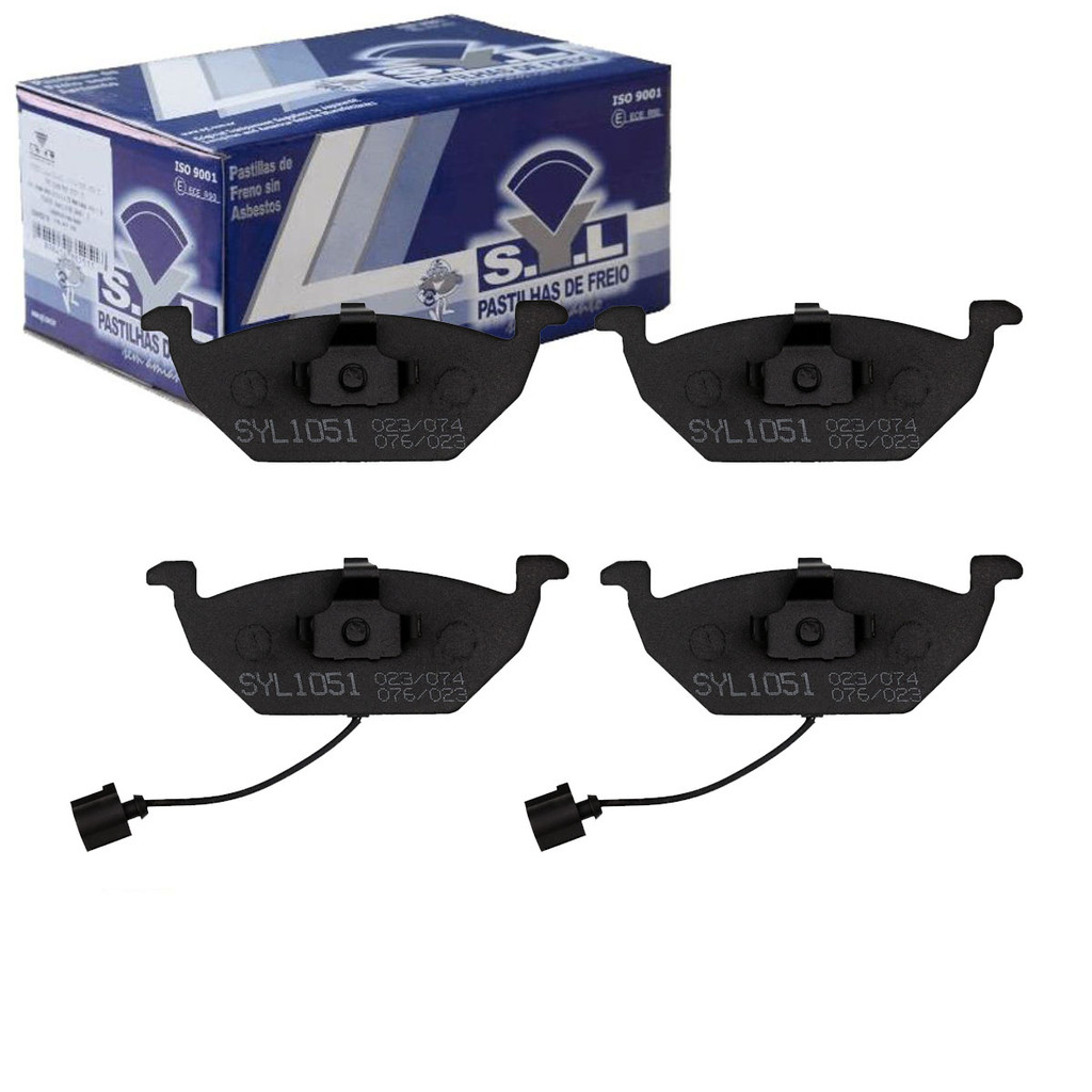 Pastilha De Freio Dianteira A3 1997 A 2007 / Golf 2001 A 2007 / Polo 2002 A 2014 / Polo Sedan 2002 A 2014