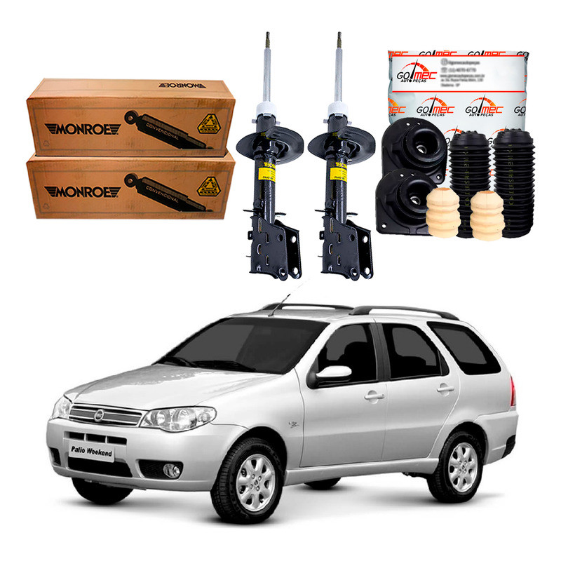 Kit Amortecedor Dianteiro Palio Adventure 1.8 2003 A 2010 em Oferta na Shopee