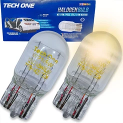 KIT PAR 2 LAMPADAS AUTOMOTIVA T20 2 POLOS HALOGENA 12V 7443 W215W W3X16Q