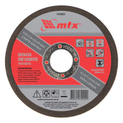DISCO DE CORTE, PARA METAL, 115 X 1,6 X 22,23MM, 1PC // MTX