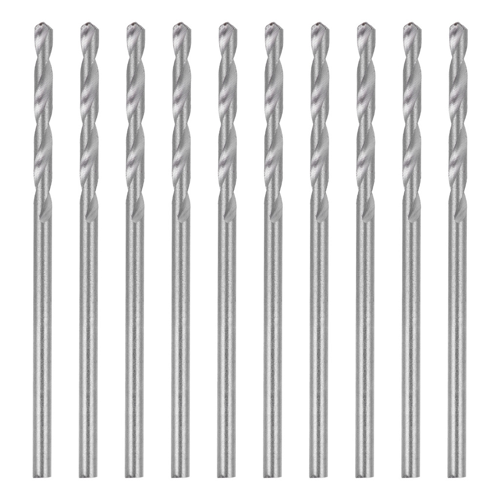 BROCA ACO RAPIDO STANDARD, PARA METAL, POLIDA, HASTE CILINDRICA, 2MM, 10PCS // MTX em Oferta na Shopee