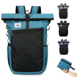 Mochila Dobrável Portátil Ultraleve A Prova D'água De Tecido Oxford 20L Para Homens E Mulheres