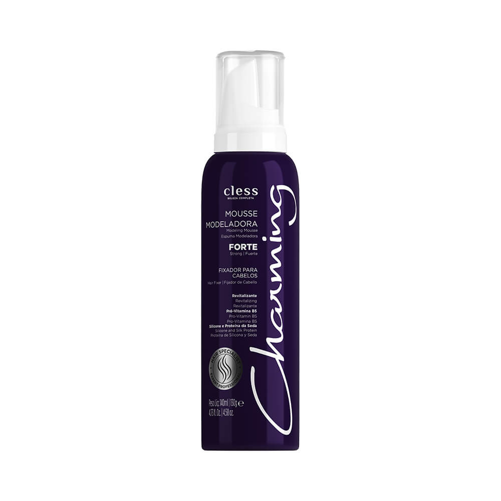 Mousse Cless Charming Revitalizante Forte 140ml em Oferta na Shopee