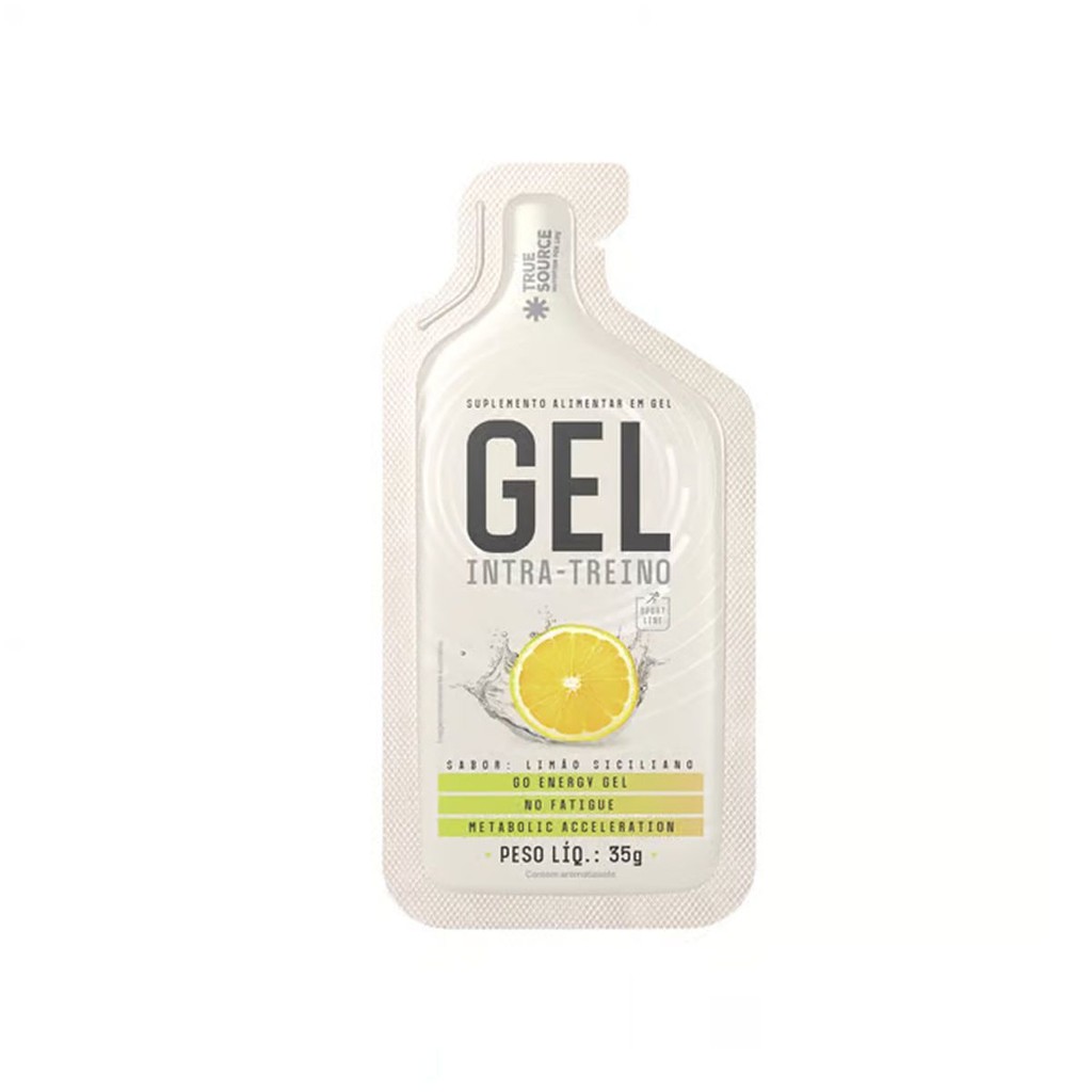 Gel Intra Treino - 1 Sachê 35g Limão Siciliano - True Source em Oferta na Shopee