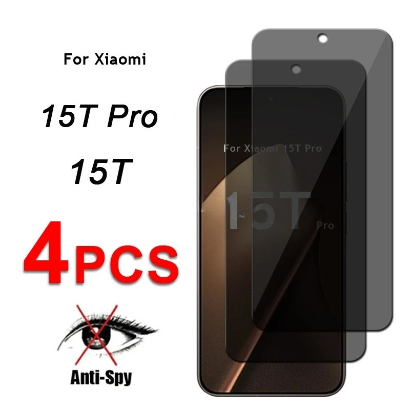 Para Xiaomi 15T 14T 15 17 Pro Max Poco C85 M7 4G 5G Tela De Privacidade Vidro Temperado Anti-Espião Frente Proteger em Oferta na Shopee