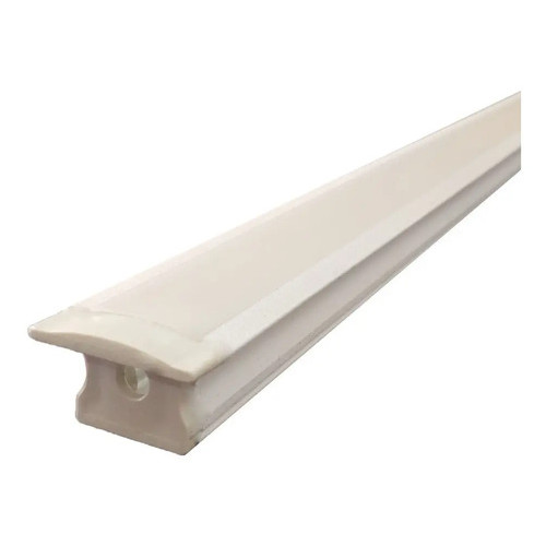 Perfil 50 Cm De Embutir Slim Alumínio Branco P/ Fita Led Perfil P/ Fita Led