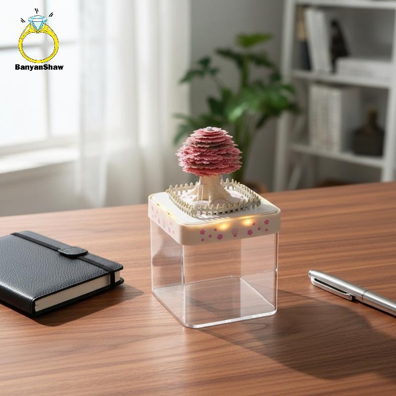 [BANY] Calendário De Mesa LED 2027 Design Destacável 3D Para Fácil Programação Diária E Planejamento Bom