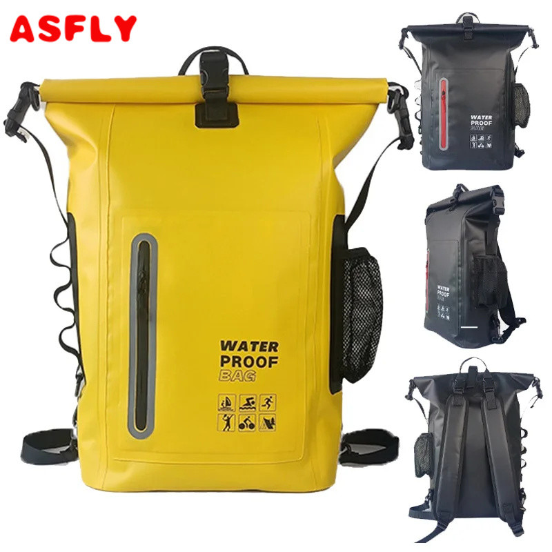 À Prova Dwaterproof Água Caiaque Saco Seco Deriva Natação Mochila Grande Rio Trekking Ombro Praia Mergulho Rafting Canoa