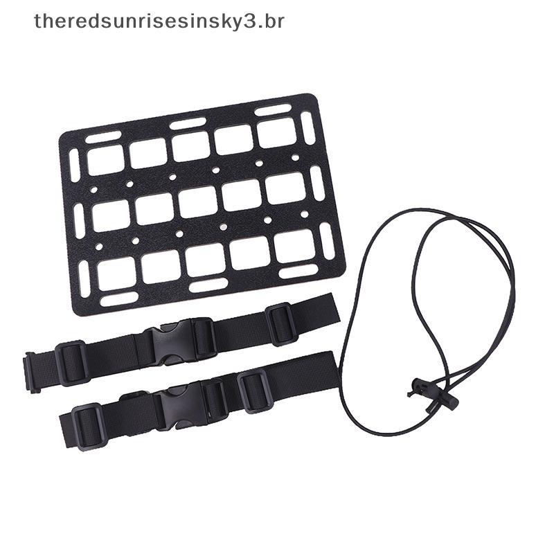 Painel Molle Para Motocicleta TSBR , Armazenamento De Porta-Malas , Metal , À Prova D'água , Organizador De Caixa Latera