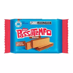 Biscoito Wafer Passatempo Chocolate Pacote 20g - Embalagem com 28 Unidades