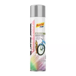Tinta Spray Mundial Prime Metálica Prata 400ml