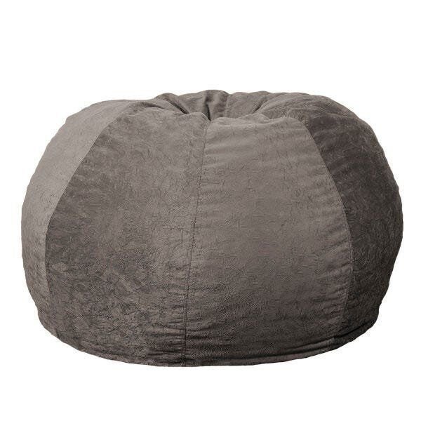 Puff Maçã 120cmx115cmx95cm Confort Móveis Cinza Espresso Cinza