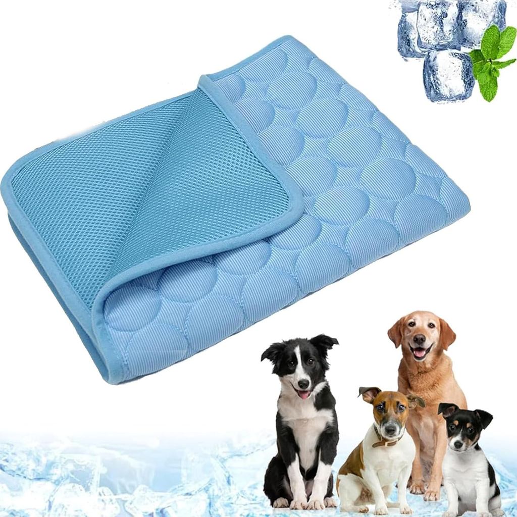 Tapete Refrescante, Tapete de Resfriamento, Almofada de Seda Gelada, Ideal para Gatos no Verão Quente, Almofada Refresca