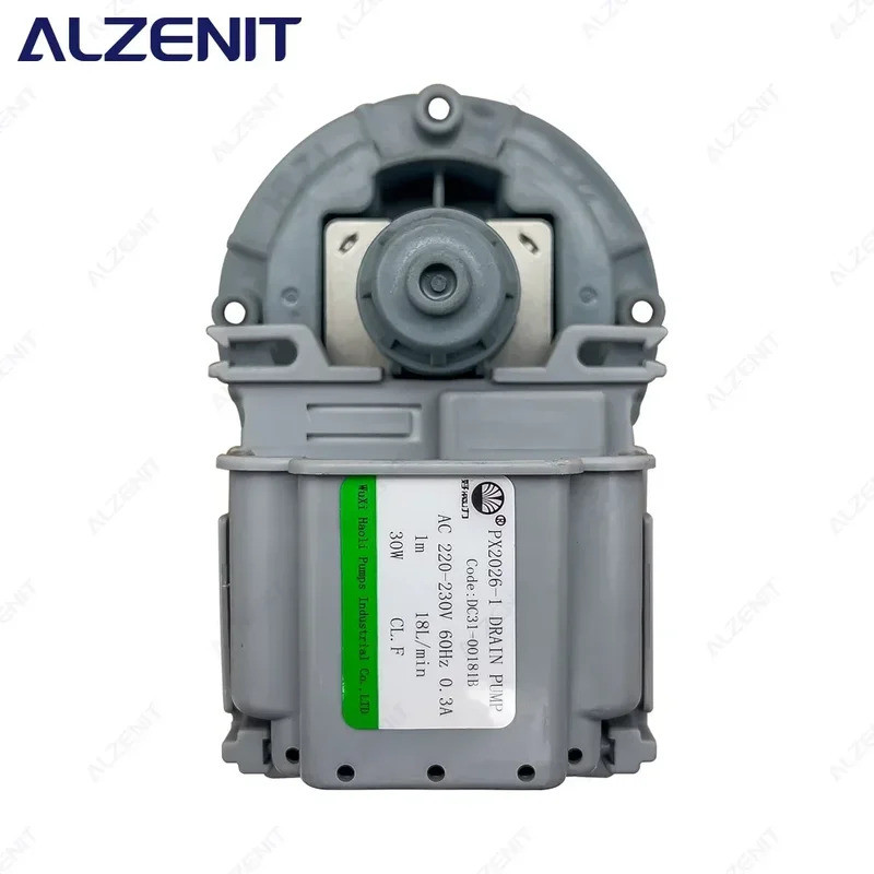 Novo Motor Da Bomba De Drenagem Máquina De Lavar Samsung PX2026-1 220-230V 60Hz 30W 18L/min DC31-00181B Peças Arruela
