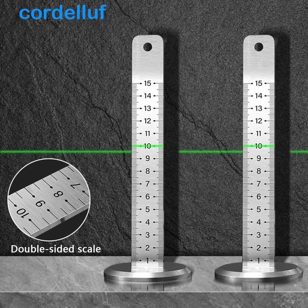 Régua Especial De Azulejo De Piso CORDELLUF , De Altura Igual De Aço Inoxidável De Escala De Precisão , Lado Duplo