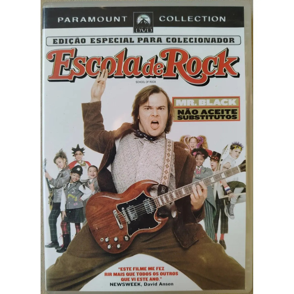 DVD Filme Escola De Rock 2003 Jack Black Richard Linklater