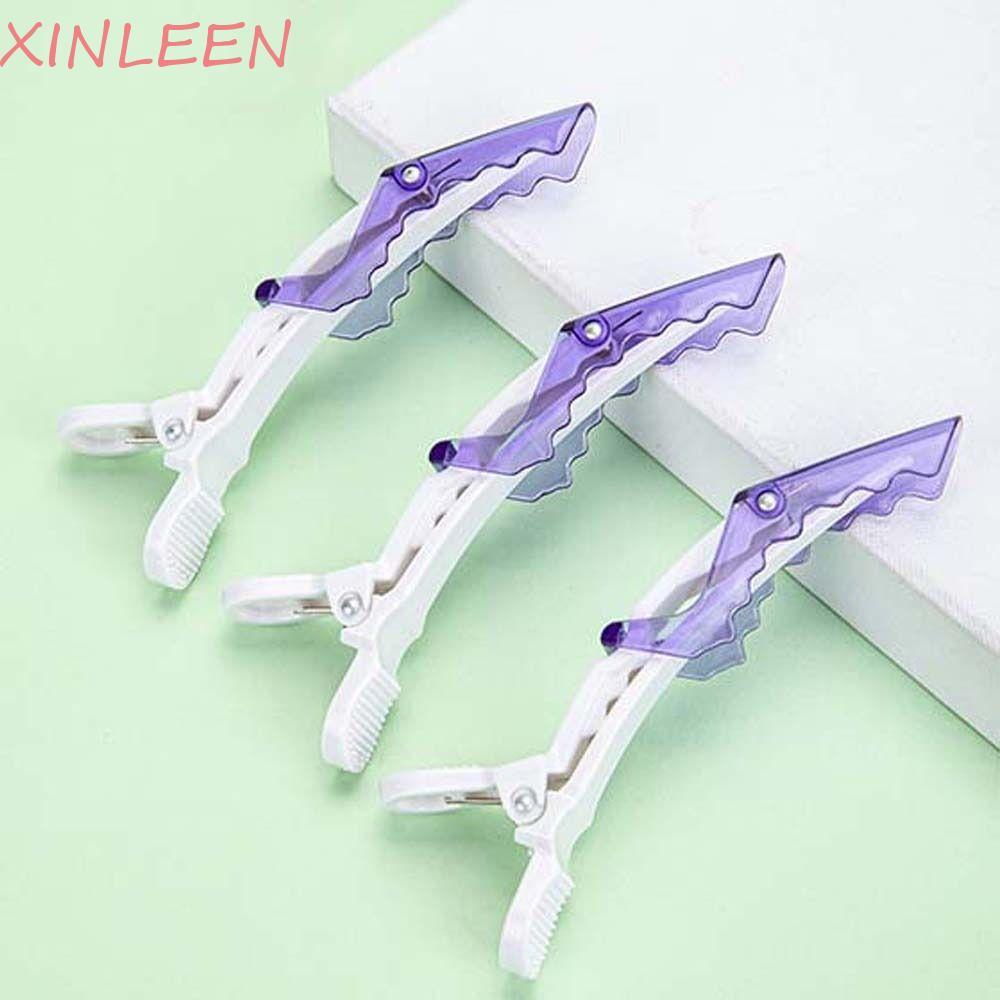 XINLEEN Grampos De Cabelo De Jacaré Acessórios Para Barbeiro Clipes De Crocodilo Cor Perm Garras Clipe Bico De Pato