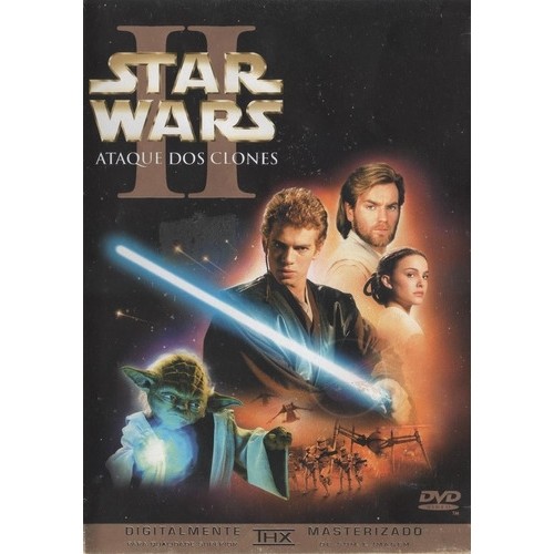 DVD STAR WARS II- ATAQUE DOS CLONES direção GEORGE LUCAS