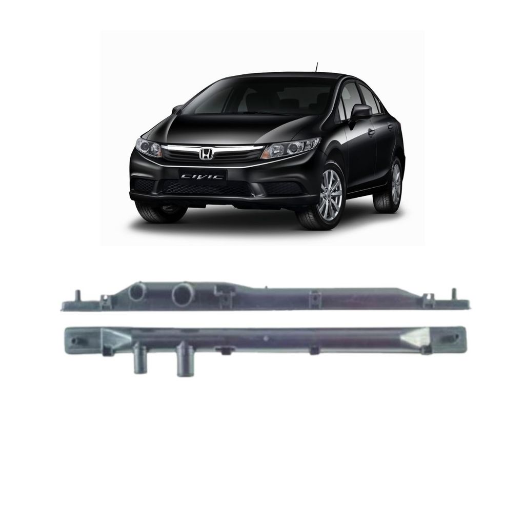 Caixa Plástica Do Radiador New Civic Superior