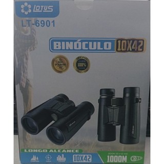 Binóculo Alta 10x42 Longo Potência Profissional Alcance 1000/metros Cor Preto
