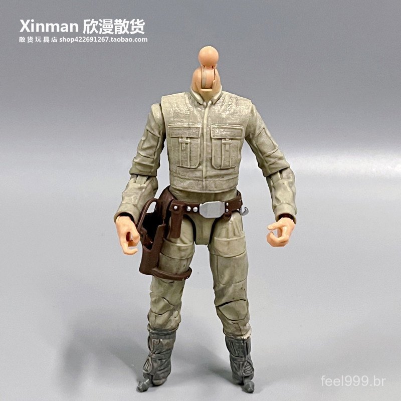 Figura solta Hasbro 1/12 Star Wars O Império Contra-Ataca, corpo de figura de ação do Luke Skywalker QRK1