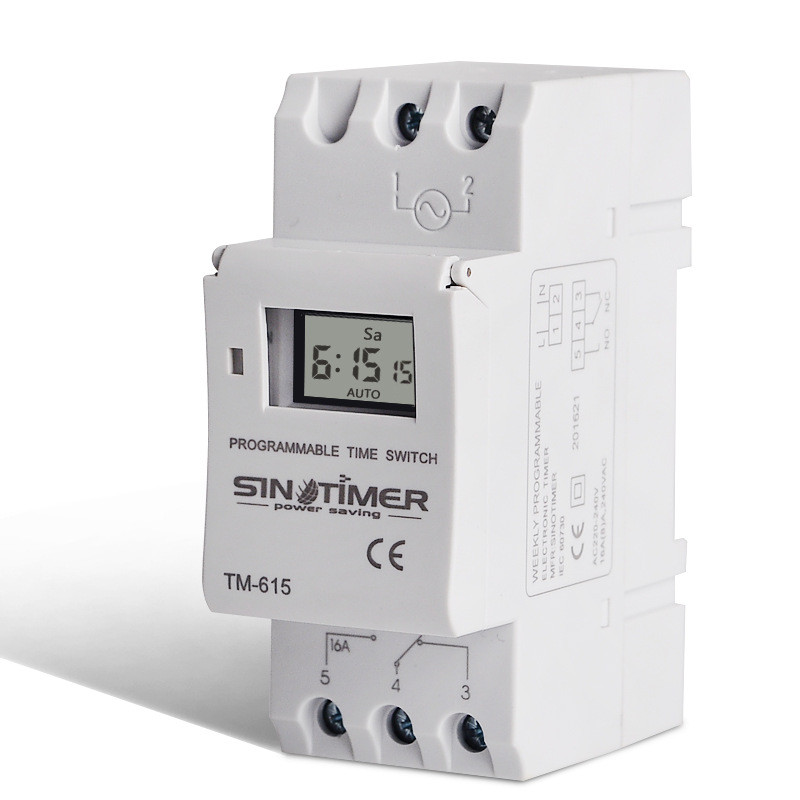 Temporizador Interruptor Horário SINOTIMER TM615 220V Relé