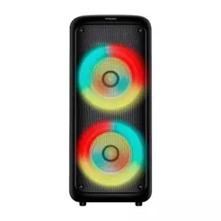 Caixa Som Bluetooth Philips Party Speaker - TAX4000/78, Bluetooth 6.0 + USB Type-A, 1500W, Preto