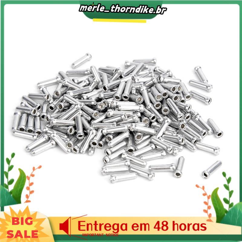 Liga De Alumínio Linha De Bicicleta Tubo Cauda Tampa Interna Manga Velocidade Freio Núcleo