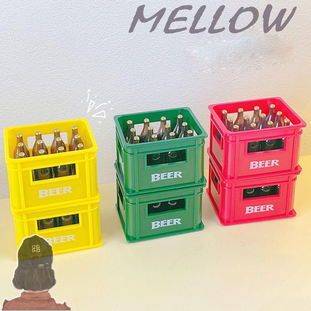 Abridor De Garrafas MELLOW , Bebidas Em Forma De Caixa De Cerveja De Plástico Portátil , Adesivo Criativo Para Geladeira