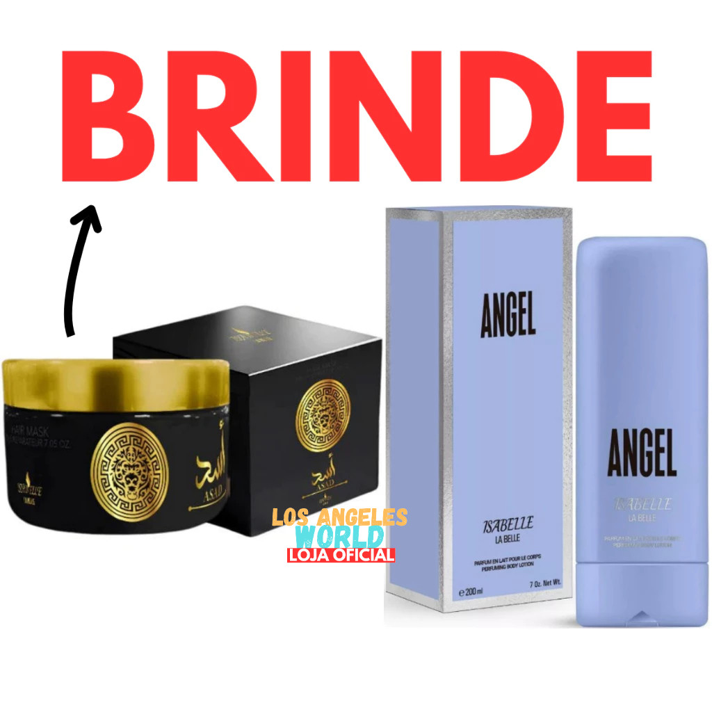 Creme Hidratante Angel Isabelle la Belle 200ml + Creme Asad 200ml Pote Kit Creme  Hidratante
