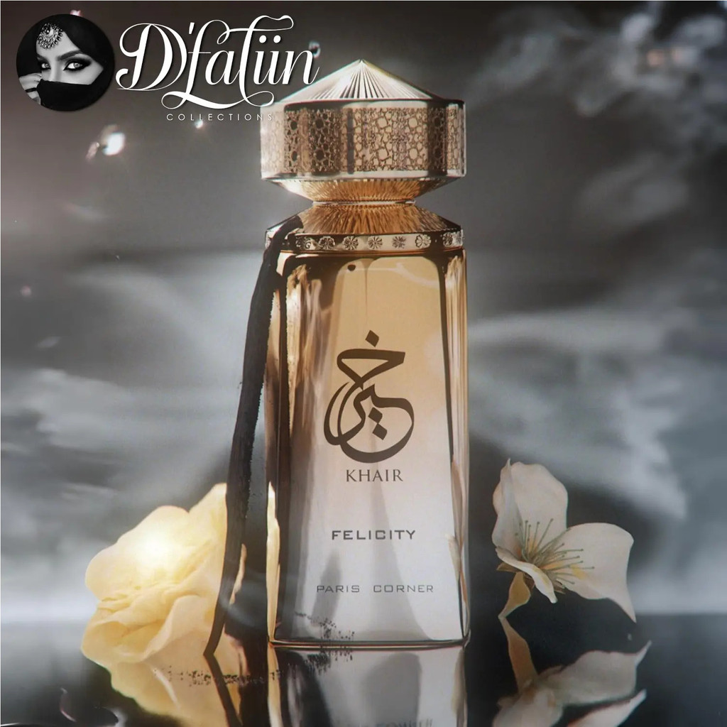 Khair Felicity by Paris Corner - 100ml EDP Perfume - champagne freesia vanilla | sweet floral feminine | musk wedding si
