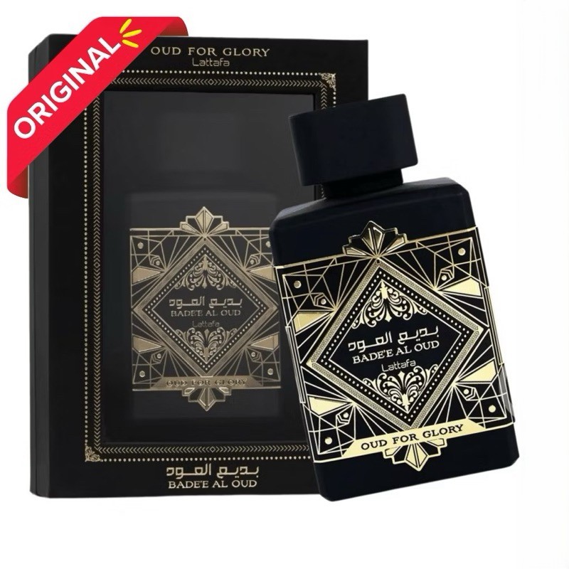 Perfume Árabe Lattafa Bade'e Al Oud For Glory EDP 100ml Original Envio Imediato