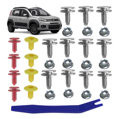 Kit 30 Grampo Presilha Fixação Moldura do Paralama Dianteiro Uno 2011/2021