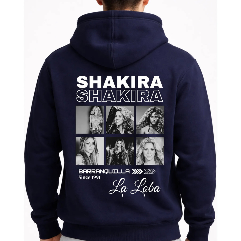 Moletom Canguru Cantora Pop Shakira Barranquilla Loba Bt1019