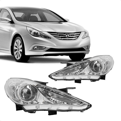 Farol Sonata 2011 2012 2013 2014 Eletrico S/xenon