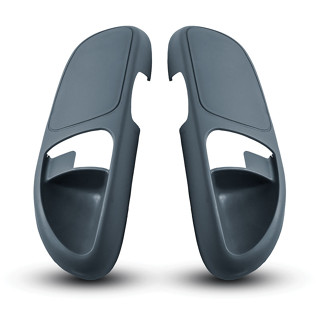 Par de Moldura da Maçaneta Gol Parati G2 ou G3 (Traseiro) Sem Furo Cinza em Oferta na Shopee