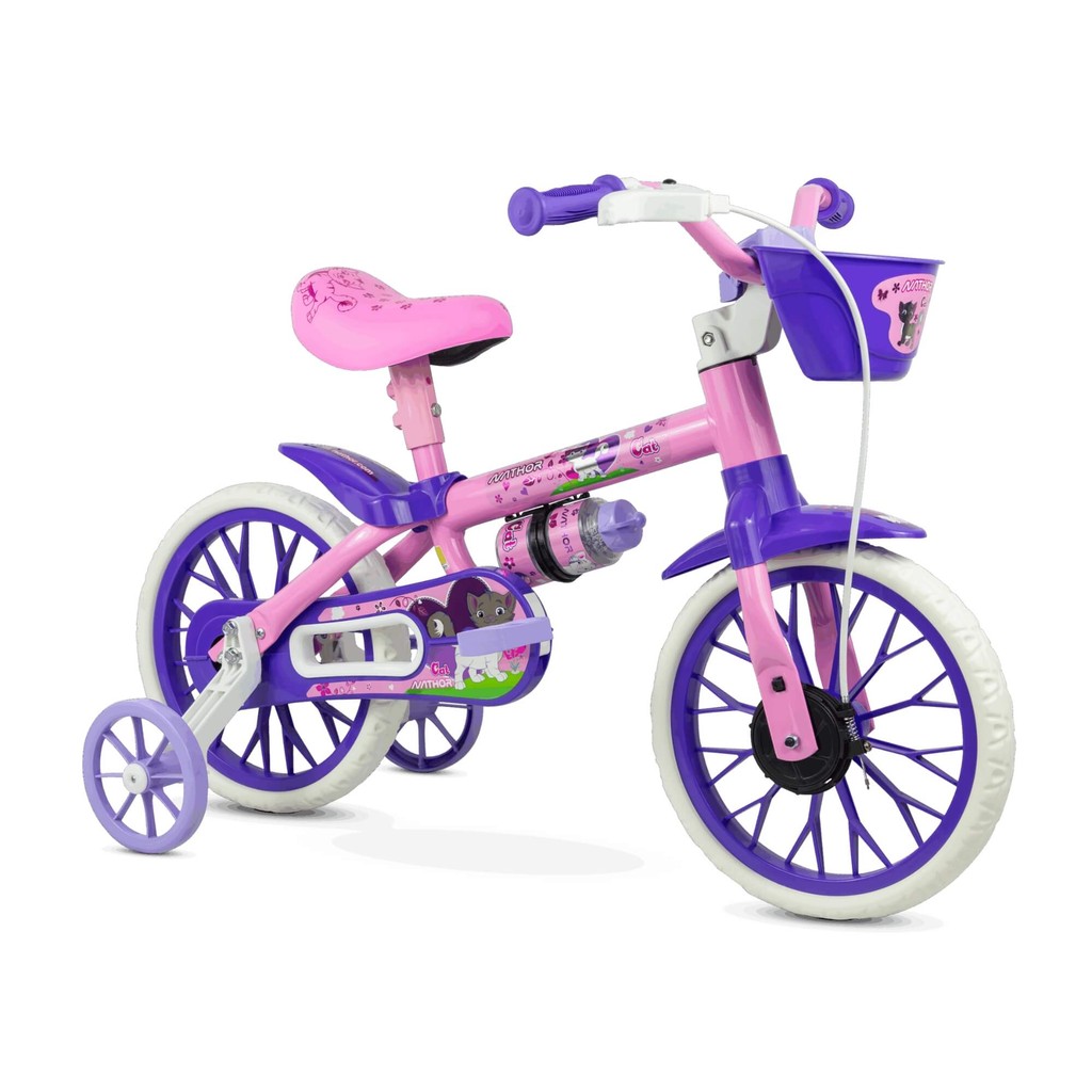 Bicicleta Infantil Aro 12" Cat 01 Selim PU Nathor - 100010160039 em Oferta na Shopee