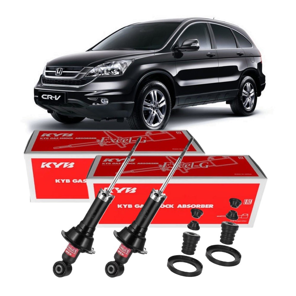 PAR AMORTECEDOR TRASEIRO HONDA CRV 2007 ATÉ 2011 KAYABA + KITS em Oferta na Shopee