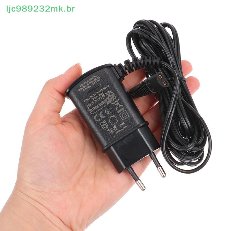 [MYBR] Para Babyliss Pro Shaver Power Adapter Eua Ue Reino Unido Plug Carregador Adaptador Acessórios De Barbeador Elétr