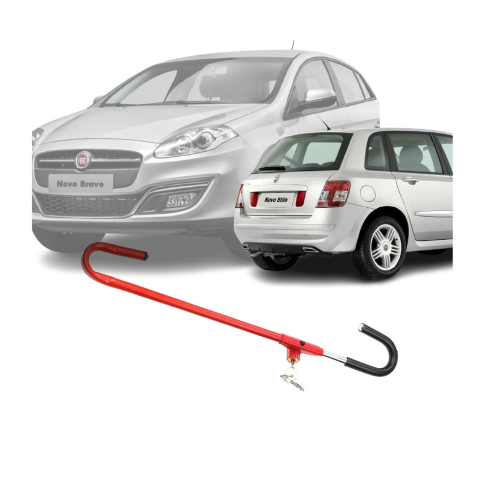 Trava Anti Furto Pedal e Volante Bravo Stilo todos modelos